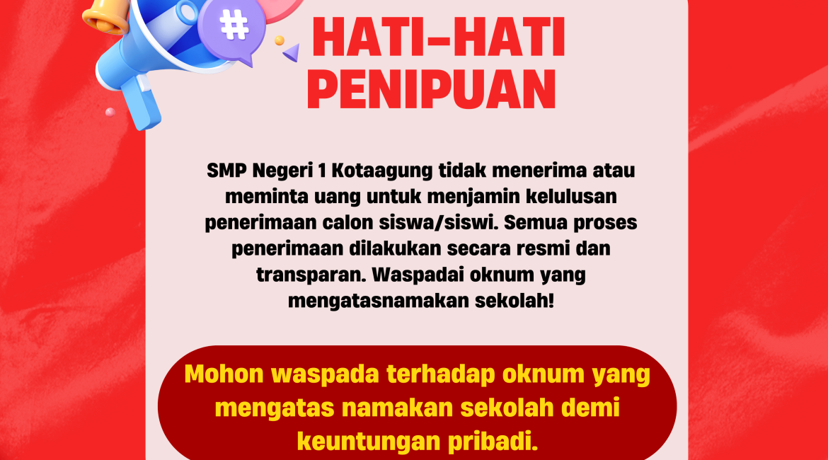 Hati-Hati Penipuan (1)