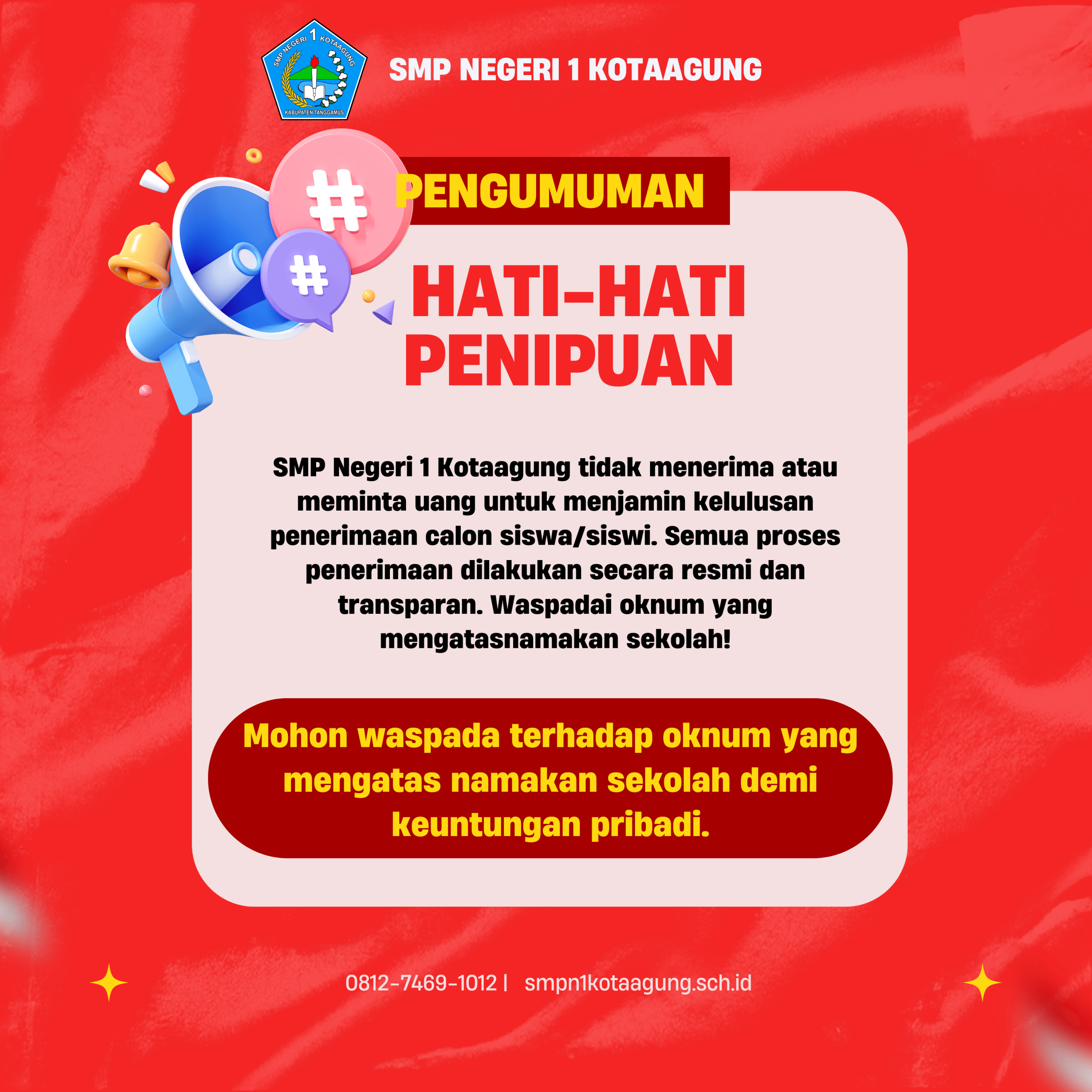 Hati-Hati Penipuan (1)